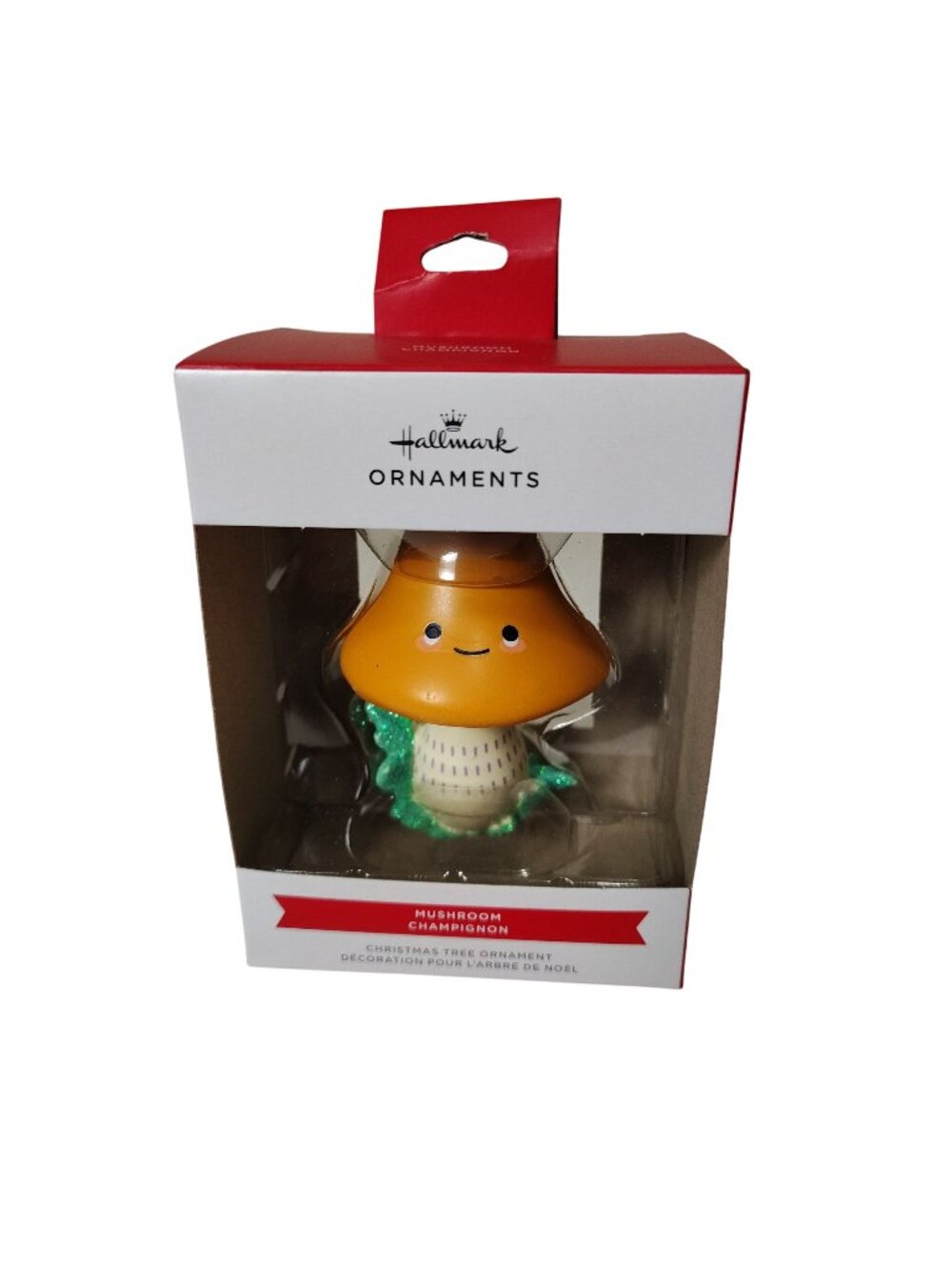 Hallmark Mushroom Champignon Christmas Tree Ornament In Box